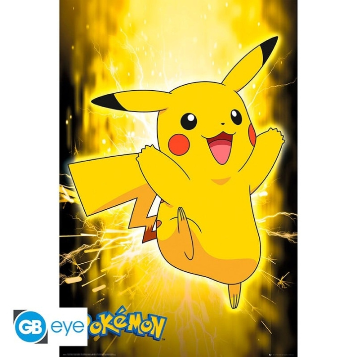 Abysse POKEMON - Poster Maxi 91.5x61 - Pikachu Neon in the group Sport, leisure & Hobby / Fun stuff / Fun stuff at TP E-commerce Nordic AB (C82773)