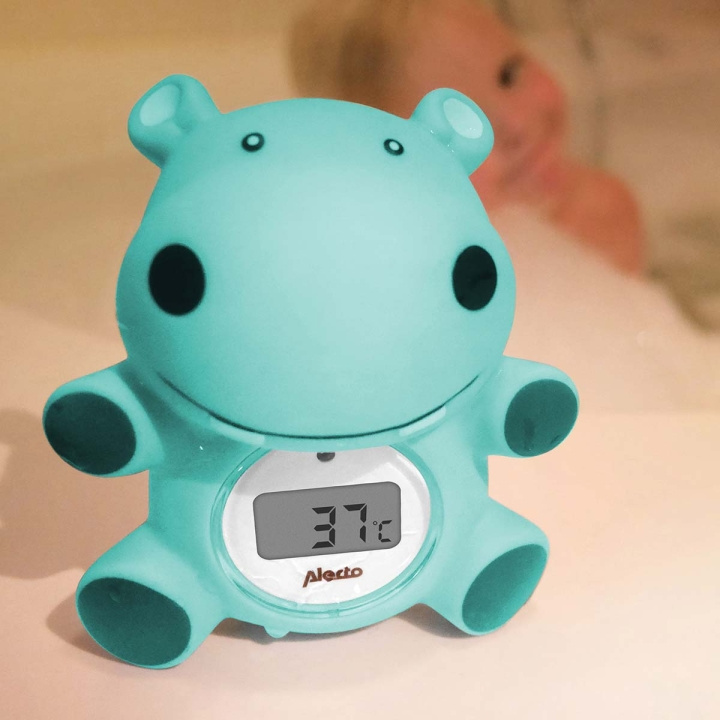 Alecto Bath thermometer and room thermometer hippopotamus in the group HOME, HOUSEHOLD & GARDEN / Fans & Climate products / Thermometers & Weather stations at TP E-commerce Nordic AB (C82802)