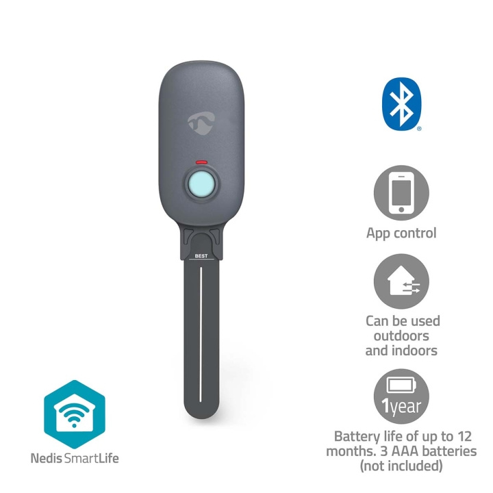 Nedis SmartLife Soil Moisture Meter | Bluetooth® | Battery Powered | IP55 | 0 - 100 % | Android™ / IOS in the group HOME, HOUSEHOLD & GARDEN / Smart home / Smart sensors at TP E-commerce Nordic AB (C82804)