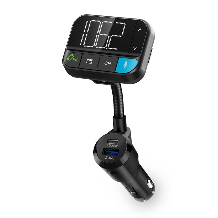 Nedis Car FM Transmitter | Gooseneck | Hands free calling | 2 