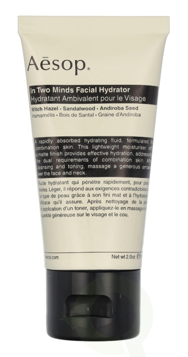 AESOP In Two Minds Facial Hydrator 60 ml in the group BEAUTY & HEALTH / Skin care / Face / Face creams at TP E-commerce Nordic AB (C82928)