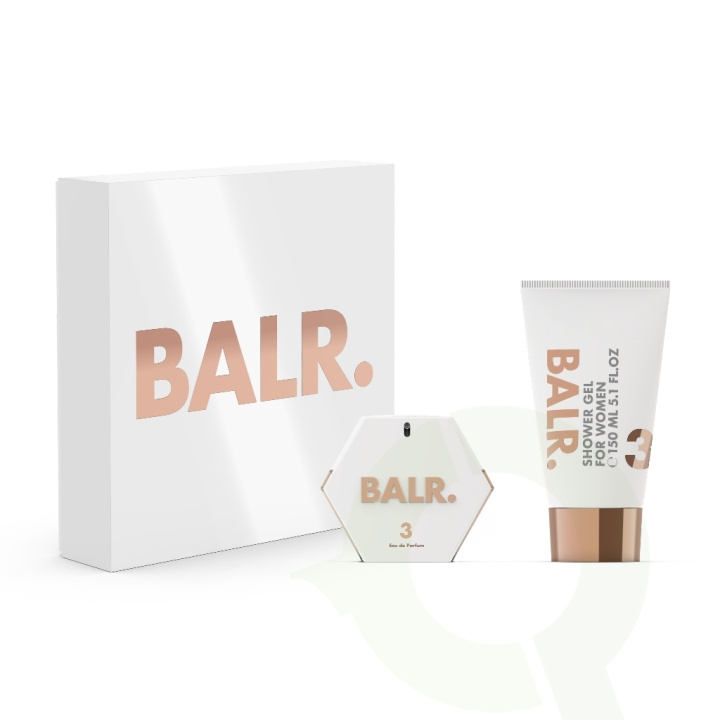 Balr. 3 FOR WOMEN Giftset 200 ml Edp Spray 50 ml/Shower Gel 150ml in the group BEAUTY & HEALTH / Gift sets / Gift sets for her at TP E-commerce Nordic AB (C82937)