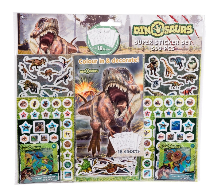 ArtKids Art Kids - Dino Mega Sticker Sæt (500 Stickers) (32298) in the group TOYS, KIDS & BABY PRODUCTS / Toys / Crafts at TP E-commerce Nordic AB (C83030)