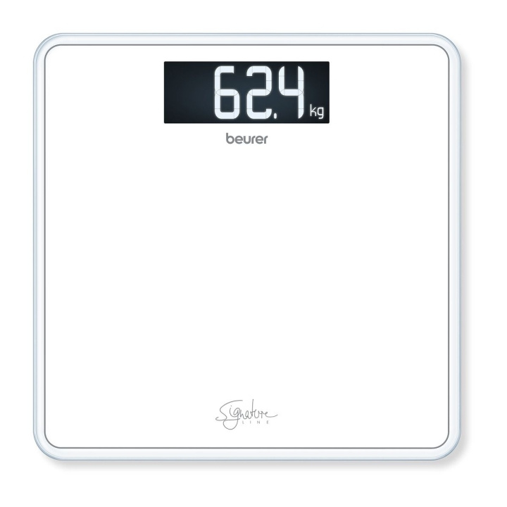 Beurer GS 400 Bathroom Scale Glass ( White ) - 5 Year warranty in the group BEAUTY & HEALTH / Health care / Bathroom scales at TP E-commerce Nordic AB (C83155)