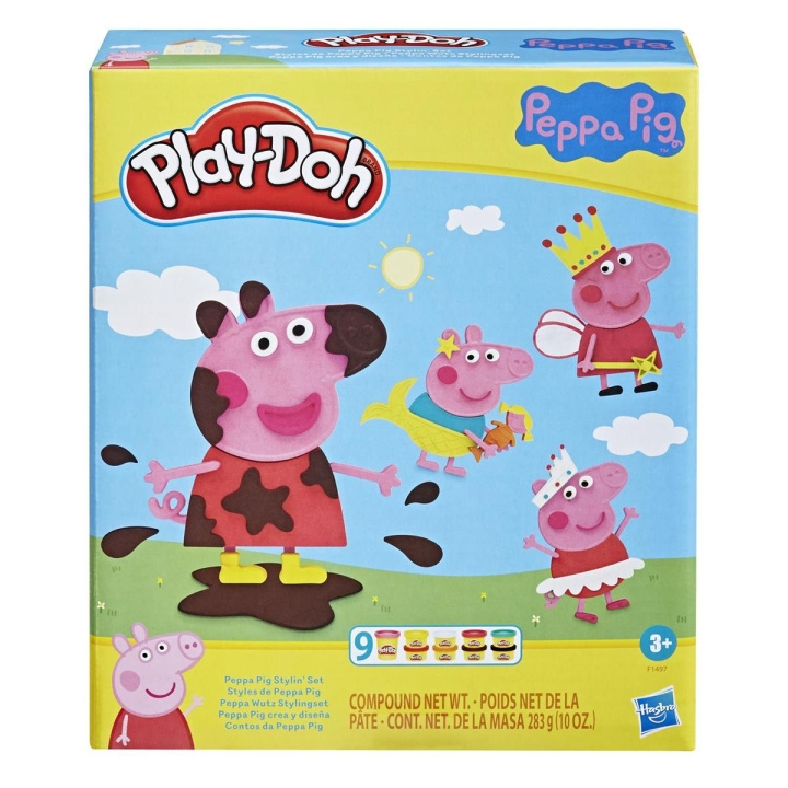 Play-Doh Peppa Pig Playset Stylin\' Set in the group TOYS, KIDS & BABY PRODUCTS / Toys / Clay, play sand and accessories at TP E-commerce Nordic AB (C83234)