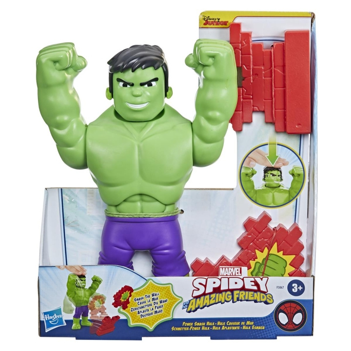 Spidey and his Amazing Friends Supersized 10 Inch Feature Figure Power Smash Hulk in the group TOYS, KIDS & BABY PRODUCTS / Toys / Figures & Miniatures at TP E-commerce Nordic AB (C83254)