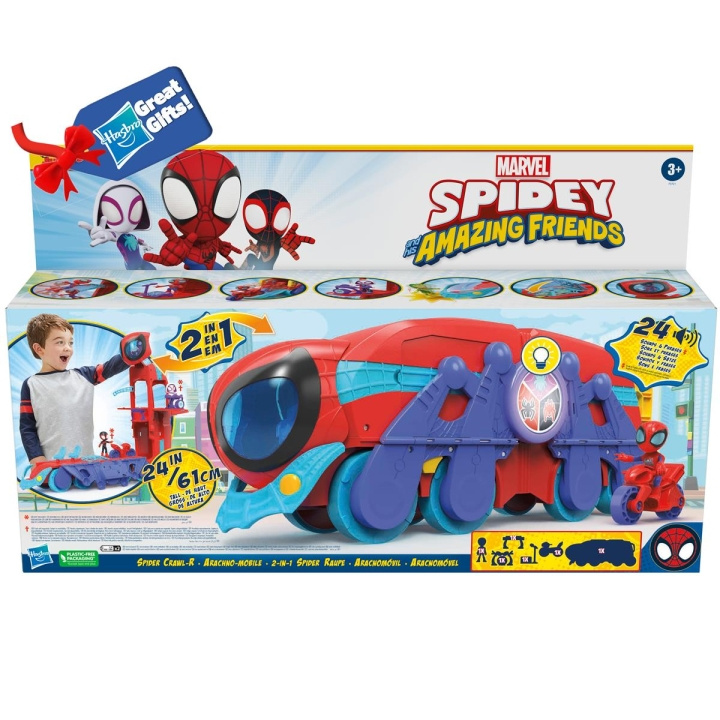 Spidey and his Amazing Friends Playset Spider Crawl-R Mobile HQ in the group TOYS, KIDS & BABY PRODUCTS / Toys / Toys at TP E-commerce Nordic AB (C83269)