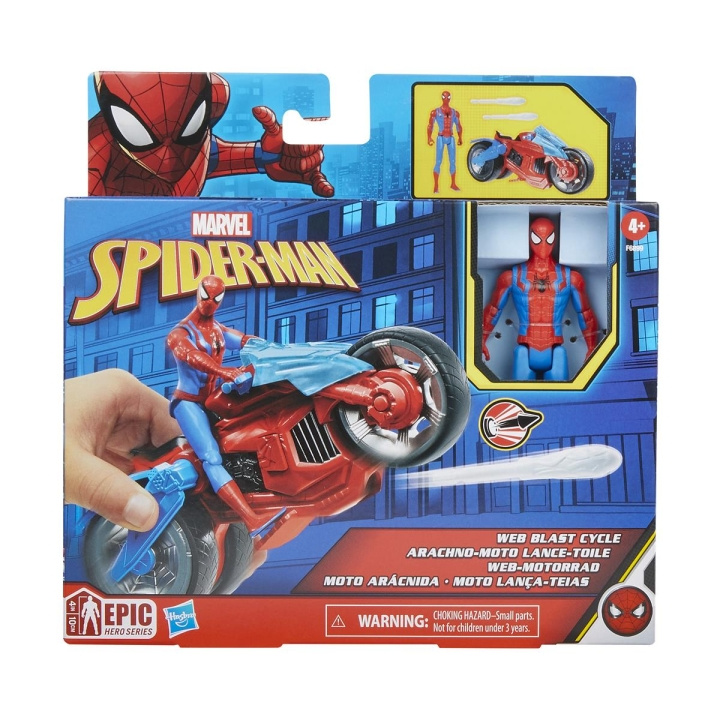 Spider-Man 4 Inch Vehicle and Figure in the group TOYS, KIDS & BABY PRODUCTS / Toys / Figures & Miniatures at TP E-commerce Nordic AB (C83271)