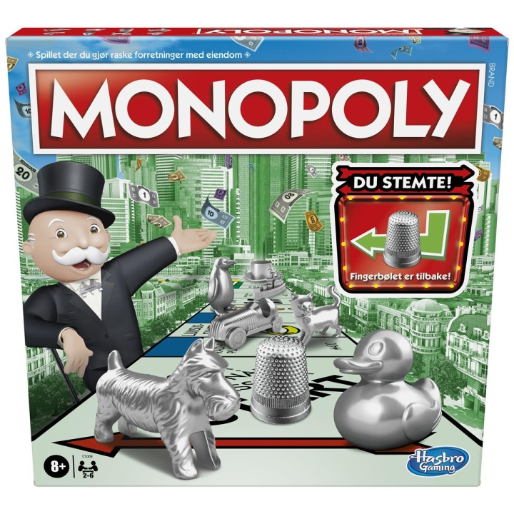 Hasbro Monopoly Classic (NO) in the group TOYS, KIDS & BABY PRODUCTS / Games / Board games at TP E-commerce Nordic AB (C83277)