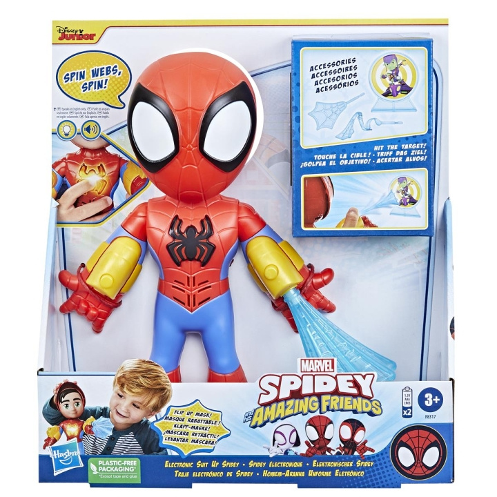 Spidey and his Amazing Friends Electronic Spidey 10 Inch in the group TOYS, KIDS & BABY PRODUCTS / Toys / Figures & Miniatures at TP E-commerce Nordic AB (C83301)