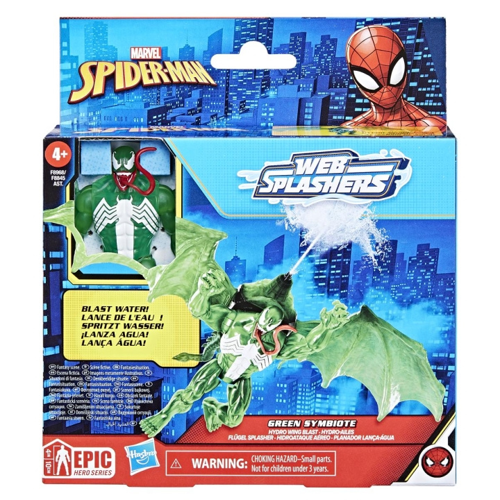 Spider-Man Web Splashers Figure & Vehicle Green Symbiote in the group TOYS, KIDS & BABY PRODUCTS / Toys / Figures & Miniatures at TP E-commerce Nordic AB (C83312)