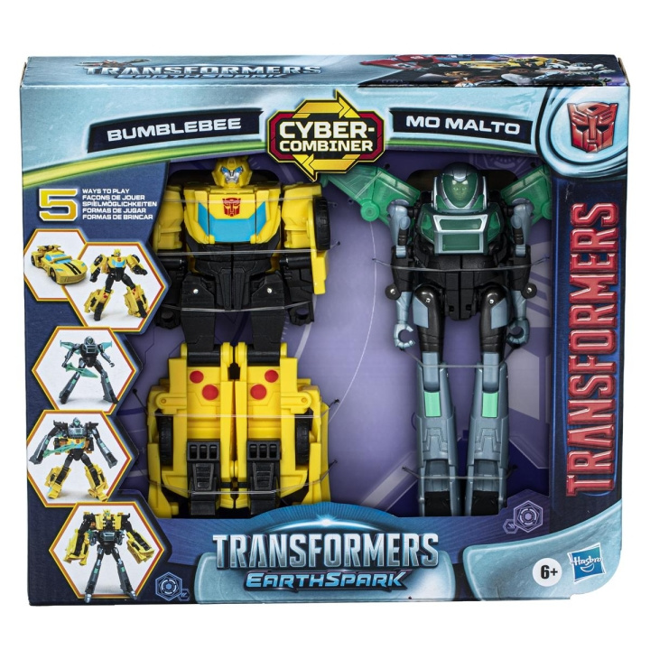 Transformers EarthSpark Cyber Combiner (Bumblebee & Mo Malto) in the group TOYS, KIDS & BABY PRODUCTS / Toys / Figures & Miniatures at TP E-commerce Nordic AB (C83321)