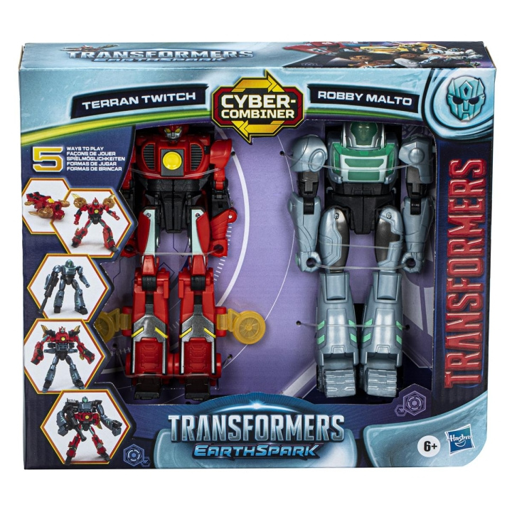 Transformers EarthSpark Cyber Combiner (Terran Twitch & Robby Malto) in the group TOYS, KIDS & BABY PRODUCTS / Toys / Figures & Miniatures at TP E-commerce Nordic AB (C83322)