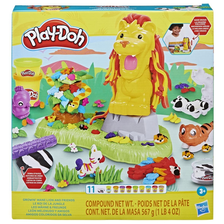 Play-Doh Playset Grown Mane Lion and Friends in the group TOYS, KIDS & BABY PRODUCTS / Toys / Clay, play sand and accessories at TP E-commerce Nordic AB (C83342)