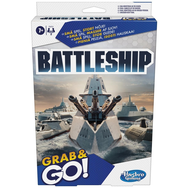 Hasbro Grab & Go Battleship in the group TOYS, KIDS & BABY PRODUCTS / Toys / Board games at TP E-commerce Nordic AB (C83344)