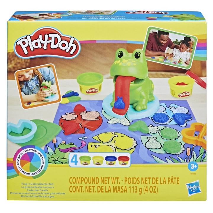 Play-Doh Starters Playset Frog \'n Colors in the group TOYS, KIDS & BABY PRODUCTS / Toys / Clay, play sand and accessories at TP E-commerce Nordic AB (C83346)