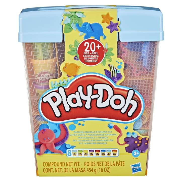 Play-Doh Playset Imagine Animals Storage Set in the group TOYS, KIDS & BABY PRODUCTS / Toys / Clay, play sand and accessories at TP E-commerce Nordic AB (C83367)