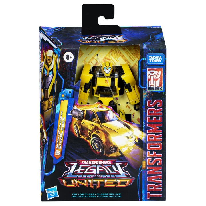 Transformers Generations Legacy United Deluxe Animated Bumblebee in the group TOYS, KIDS & BABY PRODUCTS / Toys / Figures & Miniatures at TP E-commerce Nordic AB (C83396)