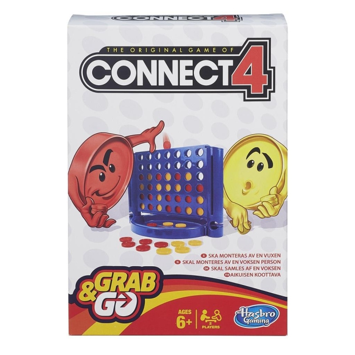 Hasbro Grab & Go Connect 4 in the group TOYS, KIDS & BABY PRODUCTS / Toys / Board games / Family Games at TP E-commerce Nordic AB (C83442)