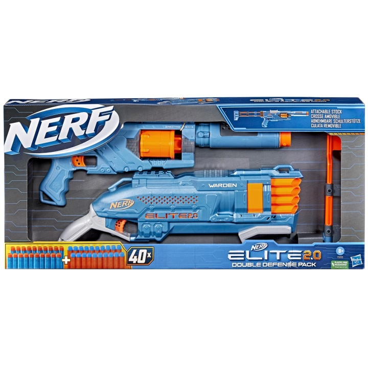 NERF N-Strike Elite 2.0 Double Defense Pack in the group TOYS, KIDS & BABY PRODUCTS / Toys / Action play at TP E-commerce Nordic AB (C83444)