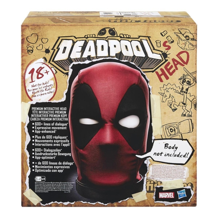 Marvel Legends Deadpool\'s Head Premium Interactive Head in the group TOYS, KIDS & BABY PRODUCTS / Toys / Figures, Miniatures & accessories at TP E-commerce Nordic AB (C83449)