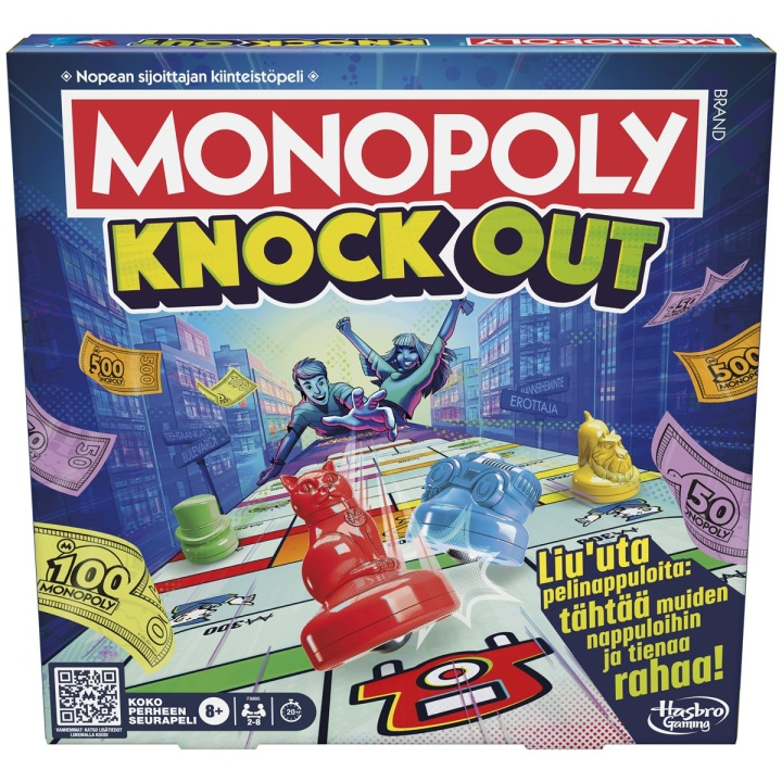 Hasbro Monopoly Knockout (FI) in the group TOYS, KIDS & BABY PRODUCTS / Toys / Board games at TP E-commerce Nordic AB (C83453)