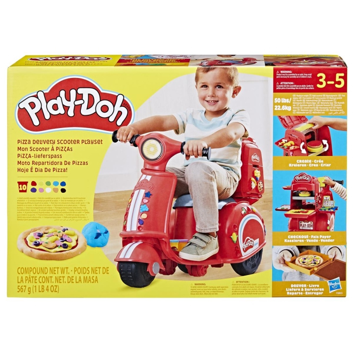 Play-Doh Playset Pizza Delivery Scooter in the group TOYS, KIDS & BABY PRODUCTS / Toys / Crafts at TP E-commerce Nordic AB (C83478)