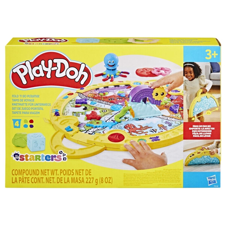 Play-Doh Starters Playset Fold and Go Playmat in the group TOYS, KIDS & BABY PRODUCTS / Toys / Clay, play sand and accessories at TP E-commerce Nordic AB (C83479)