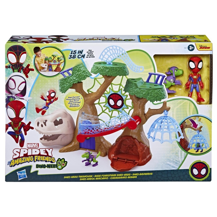 Spidey and his Amazing Friends Playset Dino Webs Treehouse in the group TOYS, KIDS & BABY PRODUCTS / Toys / Toys at TP E-commerce Nordic AB (C83482)