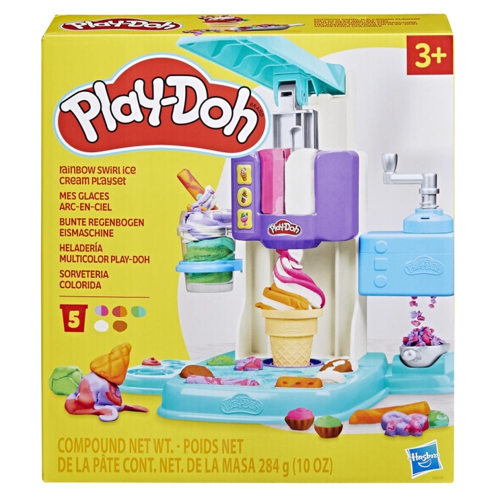 Play-Doh Kitchen Creations Playset Rainbow Swirl Ice Cream in the group TOYS, KIDS & BABY PRODUCTS / Toys / Crafts at TP E-commerce Nordic AB (C83503)