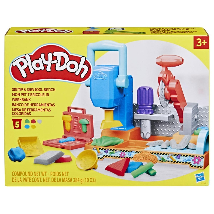 Play-Doh Playset Stamp\'n Tool Bench in the group TOYS, KIDS & BABY PRODUCTS / Toys / Clay, play sand and accessories at TP E-commerce Nordic AB (C83504)