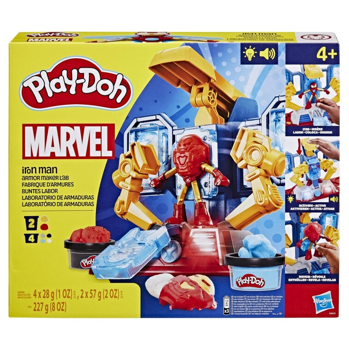 Play-Doh Marvel Iron Man Armor Maker Lab Playset in the group TOYS, KIDS & BABY PRODUCTS / Toys / Crafts at TP E-commerce Nordic AB (C83516)