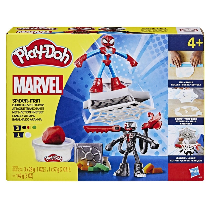 Play-Doh Marvel Spider-Man Launch & Slice Playset in the group TOYS, KIDS & BABY PRODUCTS / Toys / Clay, play sand and accessories at TP E-commerce Nordic AB (C83517)