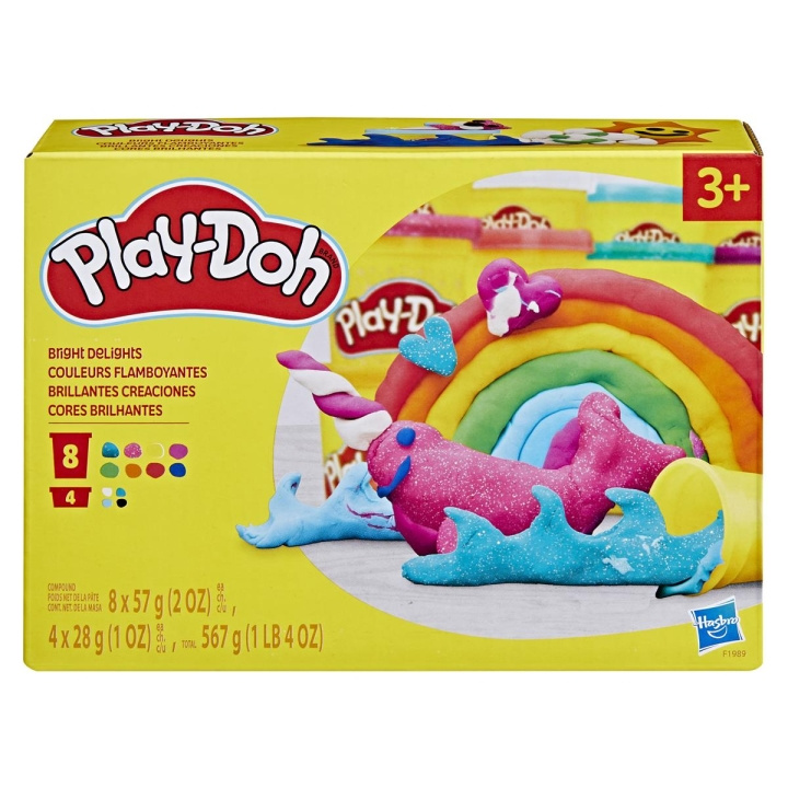 Play-Doh Compound Bright Delights Multicolor Pack in the group TOYS, KIDS & BABY PRODUCTS / Toys / Crafts at TP E-commerce Nordic AB (C83529)