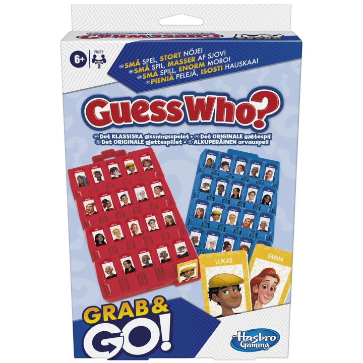 Hasbro Grab & Go Guess Who in the group TOYS, KIDS & BABY PRODUCTS / Toys / Board games / Family Games at TP E-commerce Nordic AB (C83534)