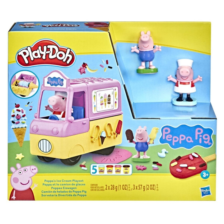 Play-Doh Peppa Pig Playset Peppa\'s Ice Cream Playset in the group TOYS, KIDS & BABY PRODUCTS / Toys / Crafts at TP E-commerce Nordic AB (C83547)