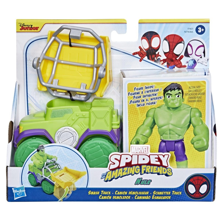 Spidey and his Amazing Friends Vehicle & Figure Hulk in the group TOYS, KIDS & BABY PRODUCTS / Toys / Figures & Miniatures at TP E-commerce Nordic AB (C83548)