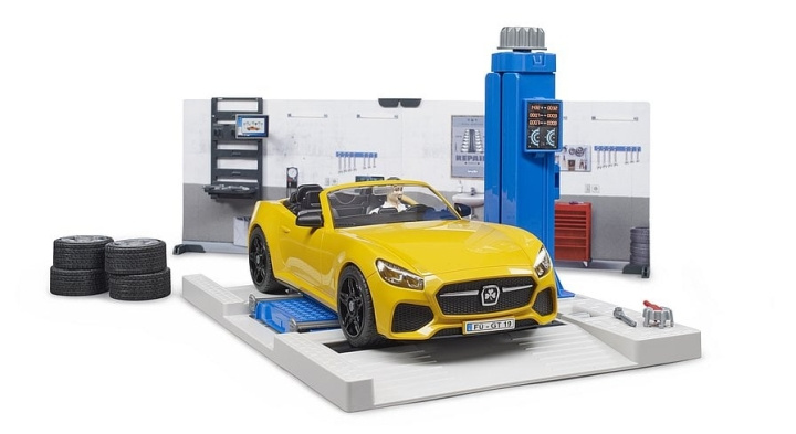 Bruder Bworld Car Service (62110) in the group TOYS, KIDS & BABY PRODUCTS / Toys / Toys at TP E-commerce Nordic AB (C83588)