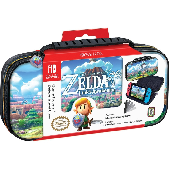 Bigben Big Ben Nintendo Switch Official Travel Case Zelda: Link\'s Awakening in the group HOME ELECTRONICS / Game consoles & Accessories / Nintendo Switch / Accessories at TP E-commerce Nordic AB (C83598)