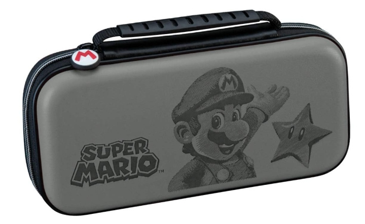 Bigben Big Ben Nintendo Switch Official Travel Case Grey Mario in the group HOME ELECTRONICS / Game consoles & Accessories / Nintendo Switch / Accessories at TP E-commerce Nordic AB (C83599)