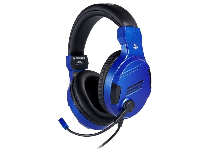 BigBen Interactive PS4 Gaming Headset V3 - Blue - Headset - Sony in the group HOME ELECTRONICS / Game consoles & Accessories / Sony PlayStation 4 at TP E-commerce Nordic AB (C83611)