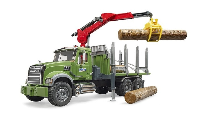 Bruder MACK Granite Timber Truck w/Loading Crane (02824) in the group TOYS, KIDS & BABY PRODUCTS / Toys / Toys at TP E-commerce Nordic AB (C83628)