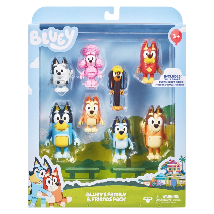 Bluey 8 Figures Multipack - S3 (90128) in the group TOYS, KIDS & BABY PRODUCTS / Toys / Figures, Miniatures & accessories at TP E-commerce Nordic AB (C83632)