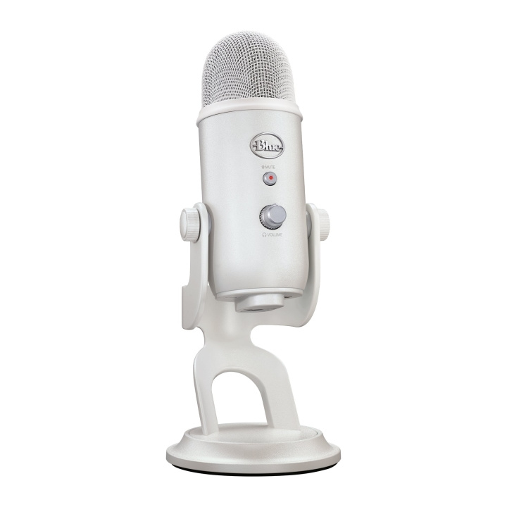 Blue Microphone Blue - Mic Yeti Aurora Collection USB Mic White Mist in the group COMPUTERS & PERIPHERALS / Computer accessories / Microphones at TP E-commerce Nordic AB (C83634)