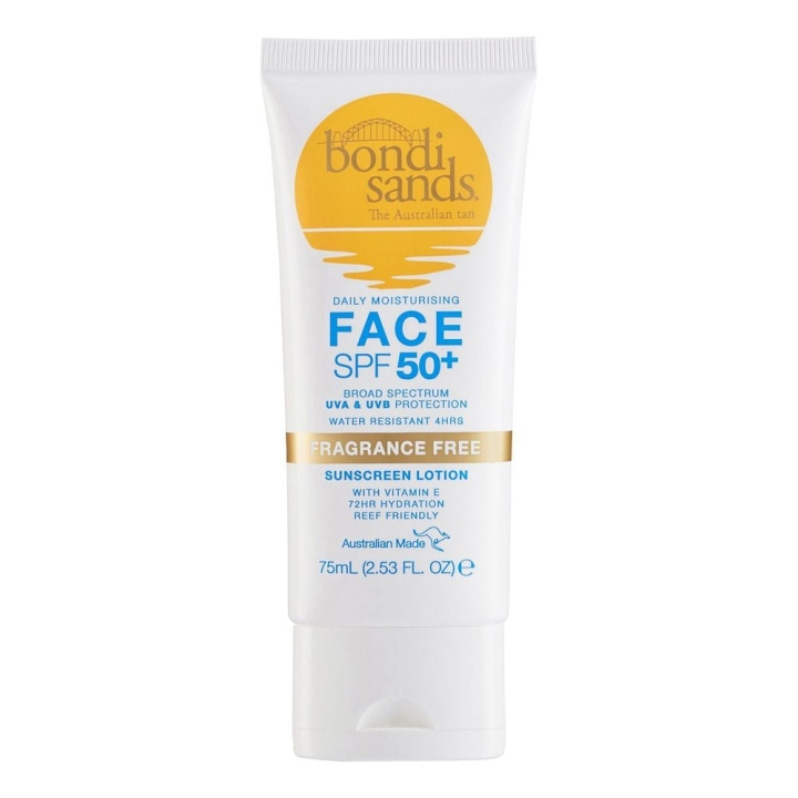 Bondi Sands SPF 50+ Fragrance Free Face Sunscreen Lotion 75 ml in the group BEAUTY & HEALTH / Skin care / Tanning / Sunscreen at TP E-commerce Nordic AB (C83648)