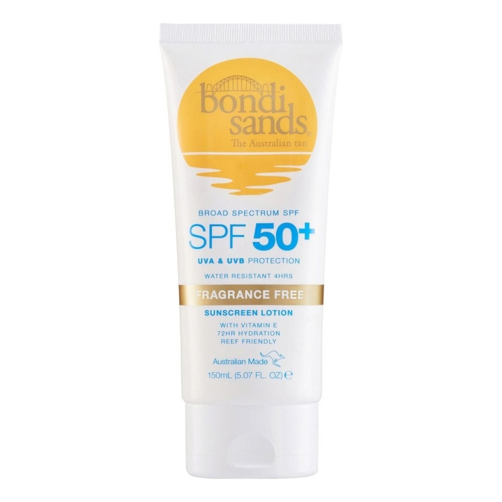 Bondi Sands SPF 50+ Fragrance Free Body Sunscreen Lotion 150 ml in the group BEAUTY & HEALTH / Skin care / Tanning / Sunscreen at TP E-commerce Nordic AB (C83649)