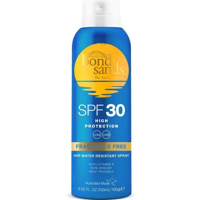 Bondi Sands SPF 30+ Fragrance Free Aerosol Face Mist Spray 193 ml in the group BEAUTY & HEALTH / Skin care / Tanning / Sunscreen at TP E-commerce Nordic AB (C83651)