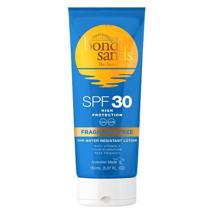 Bondi Sands SPF 30+ Fragrance Free Sunscreeen Lotion 150 ml in the group BEAUTY & HEALTH / Skin care / Tanning / Sunscreen at TP E-commerce Nordic AB (C83652)