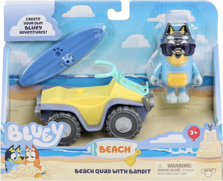 Bluey Figure and Vehicle - Beach Quad ( 90183 ) in the group TOYS, KIDS & BABY PRODUCTS / Toys / Toy cars at TP E-commerce Nordic AB (C83655)