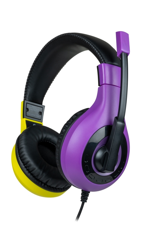 Bigben Interactive Stereo Gaming Headset V1 - Purple + Yellow (Switch) in the group HOME ELECTRONICS / Game consoles & Accessories / Nintendo Switch / Accessories at TP E-commerce Nordic AB (C83713)